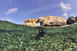 Gozo diving holiday. The Blue Hole.